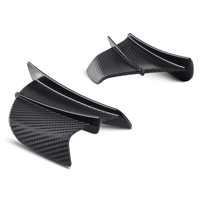 Motorfiets Aerodynamische Winglets ABS Wing Spoiler Universele Modificatie Accessoire zwart