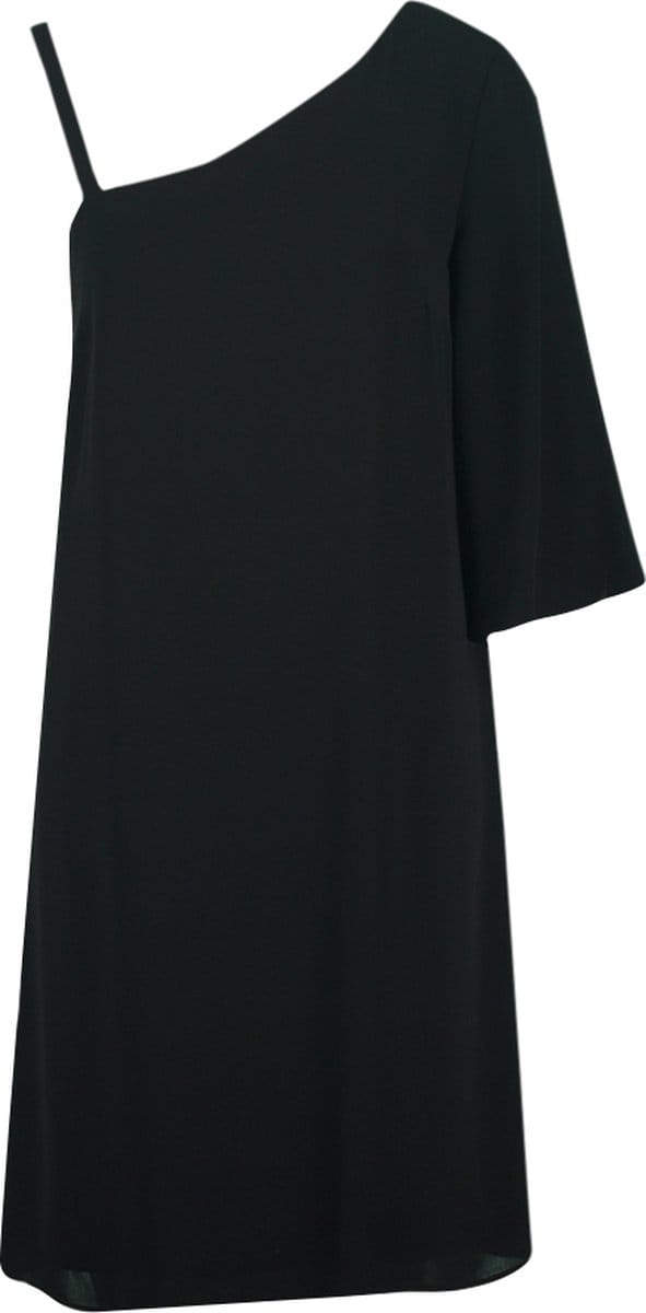 Senso • zwarte jurk July met open schouder • maat 42