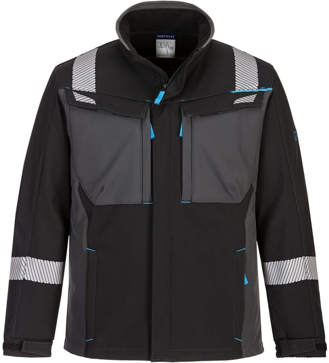 Portwest WX3 FR Modaflame Softshell FR704 - Zwart - M