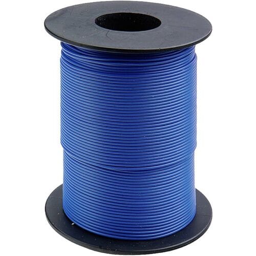 Donau Elektronik 125-S25-2 Draad 1 x 0.25 mm² Blauw 25 m