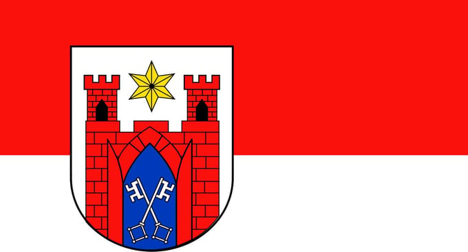 Vlag Lübbecke 100x150cm