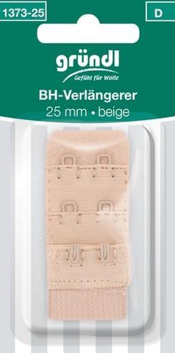 1373-25 BH-verlenger Beige 25mmx85mm