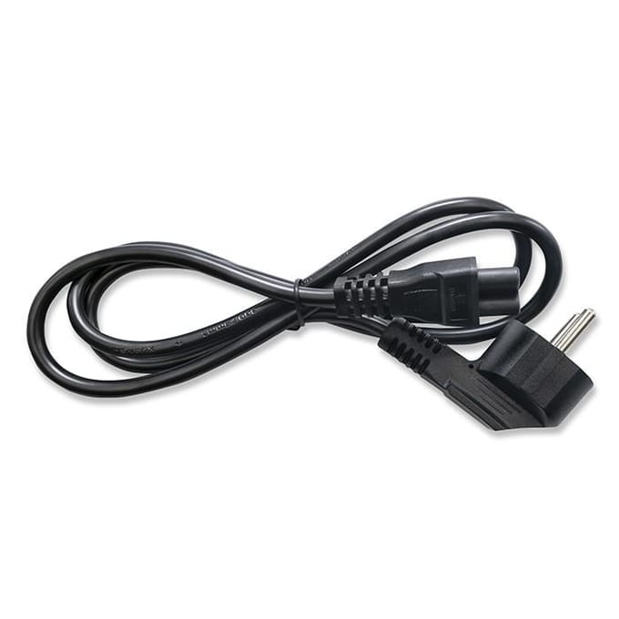 Qoltec Hoekige stroomkabel SCHUKO |   IEC C5 |   Klaver |   3x1,0 mm² |   1,5m
