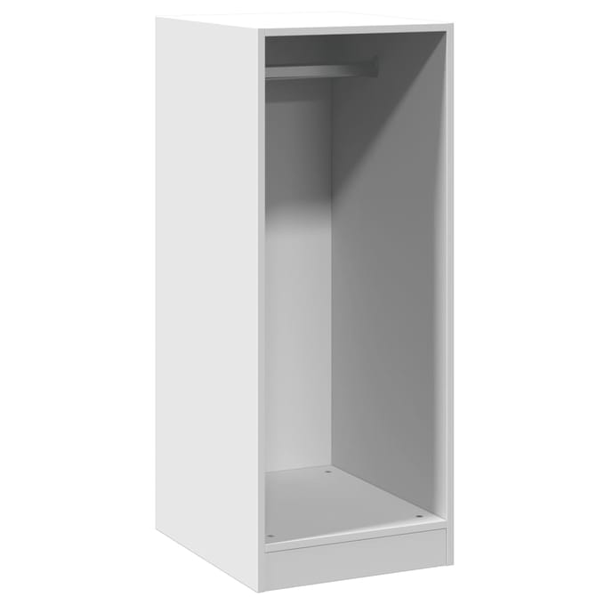 vidaXL - Kledingkast - 48x41x102 - cm - bewerkt - hout - wit