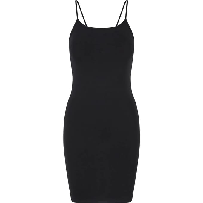 Urban Classics Stretch Jersey Slim Dames Mini-jurk - zwart - L