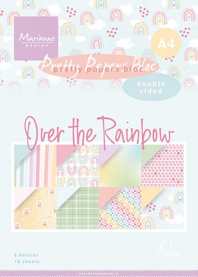 Paperset, Over the rainbow by Marleen