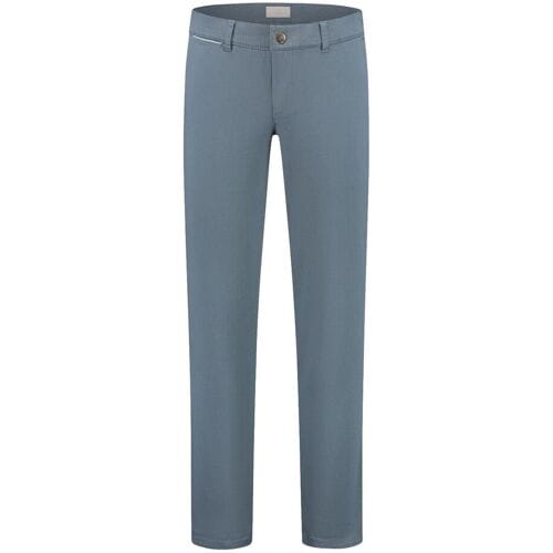 Com4 Broek Modern Chino fine Structure Stone Blue / male