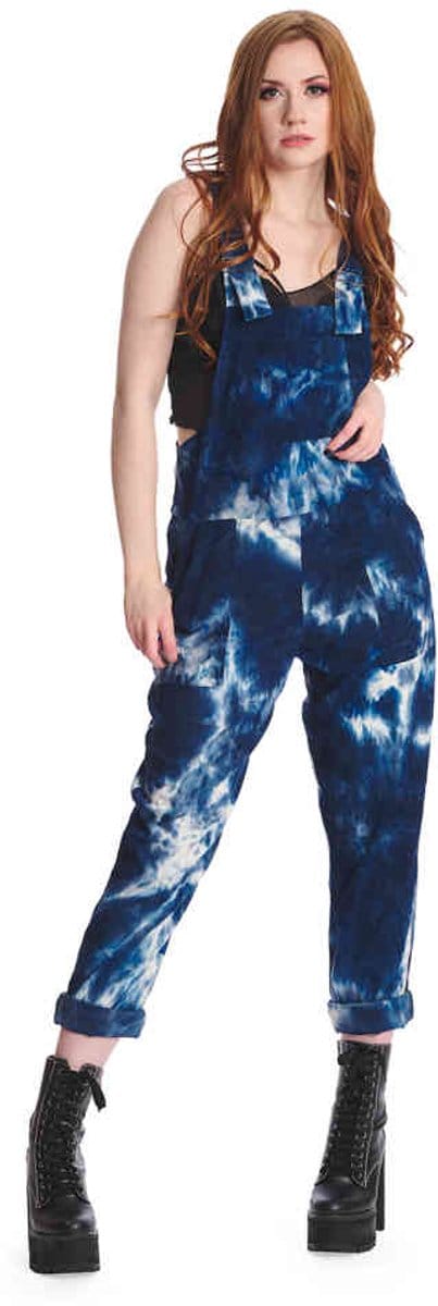 Banned - Arcade Jumpsuit - S - Blauw