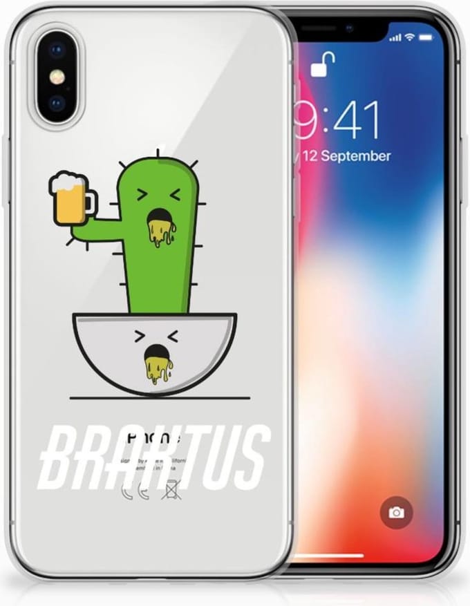 Apple iPhone X | Xs Telefoonhoesje met Naam Braktus