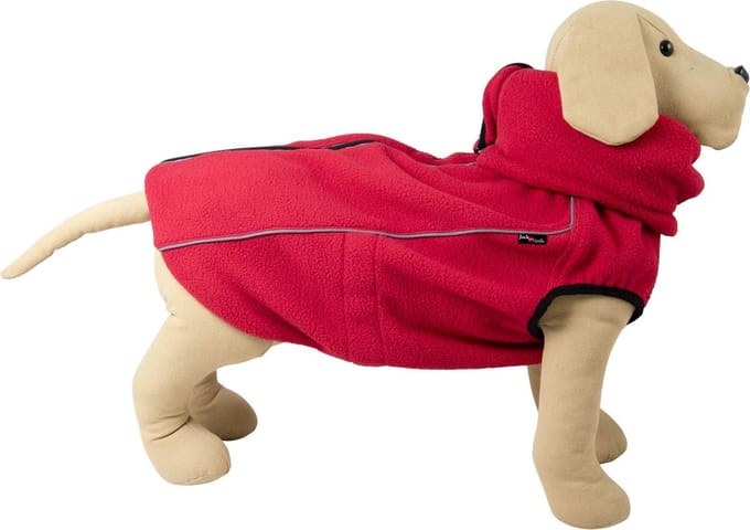 Jack and Vanilla JV OUTDOOR Fleece Jas Rood-30cm