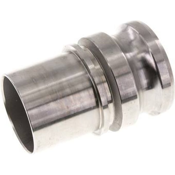 Camlock DN 60 (2 1/2'') Koppeling RVS met slangpilaar (63 mm) Type E EN 14420-7 (DIN 2828)