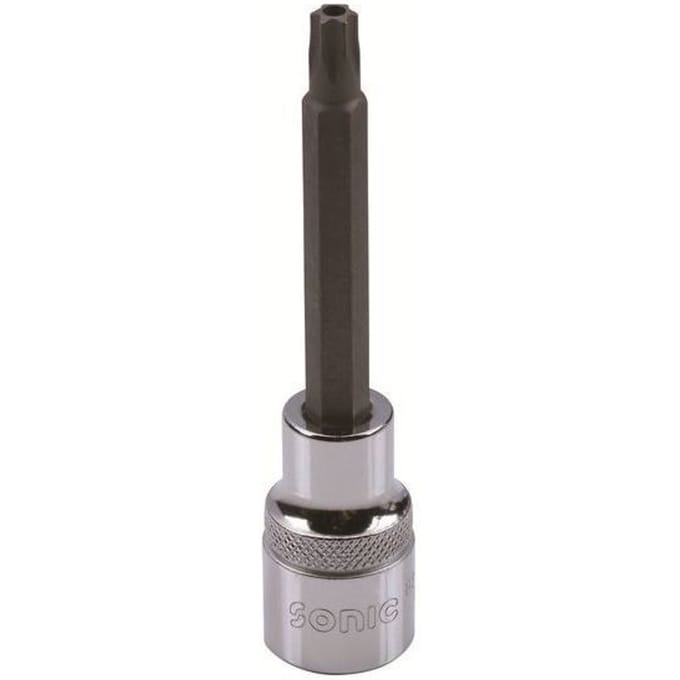 Torx-inzetstuk SONIC 1/2" met opening T40H lang (100mm)