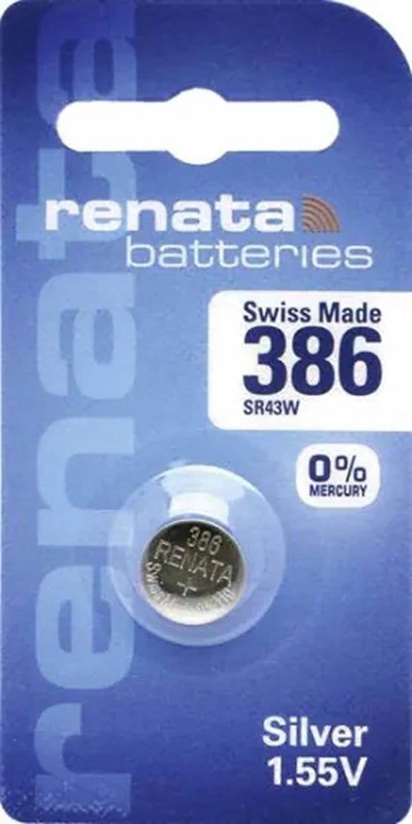 Renata SR43W 386 Horloge Zilveroxide 1 stuk