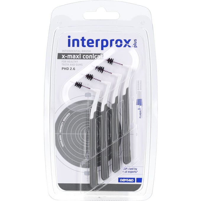 Interprox Plus X Maxi Conical - Grijs PHD 2,6 mm - 4 Ragers