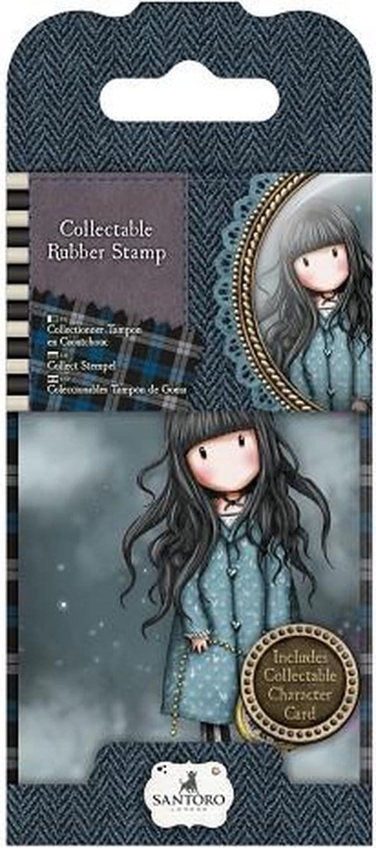 Gorjuss: Collectable Mini Rubber Stamp - Santoro - No. 7 The White Rabbit (GOR 907307)