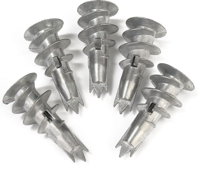WiseGoods Luxe Set Gipsplaat Pluggen - Schroeven - Plug Schroef - Bouw Anker - Klussen - DIY Tools - Bouwen - Interieur - 13x32mm