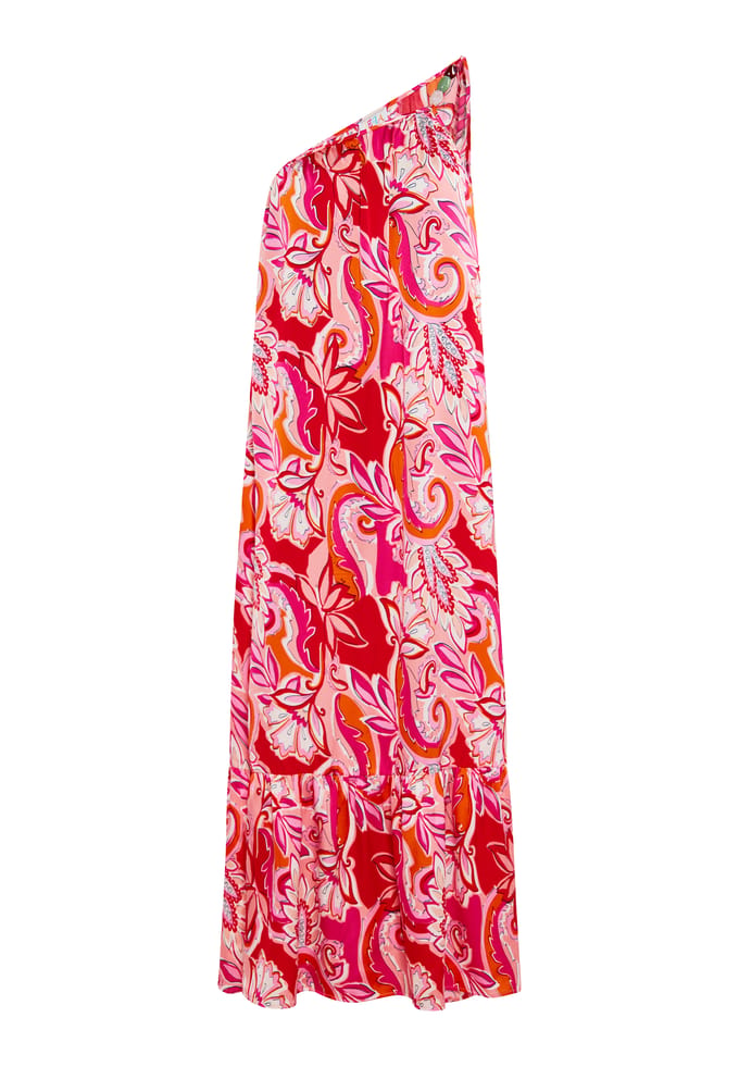 IZIA Jurk Dames Rood Veelkleurig