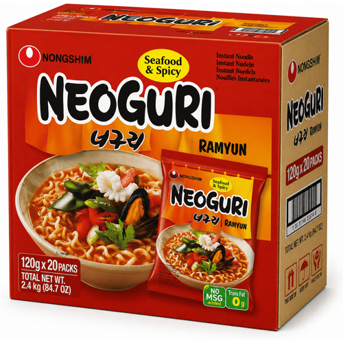Nong Shim Instant Noedels Neoguri Zeevruchten Heet 20 x 120 g