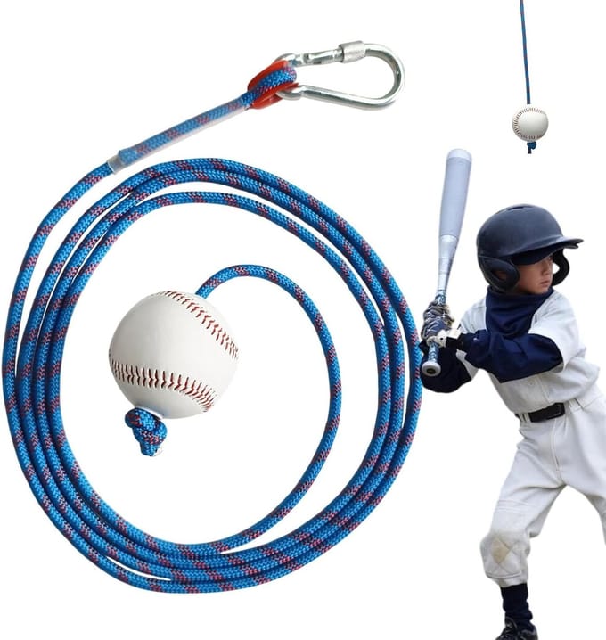 Honkbal Swing Trainer - Slag Oefenriem - Effectieve Training - Snelle Installatie - 3 Meter Touw - Niet gespecificeerd