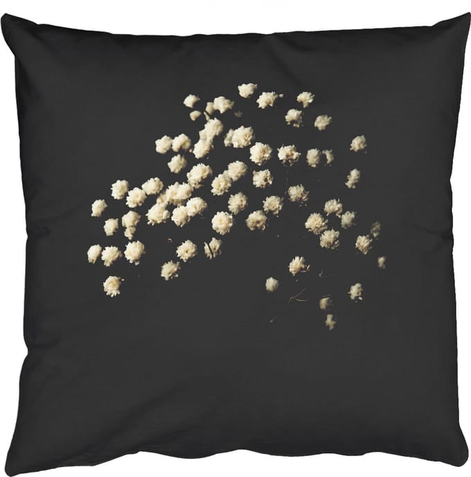 Sierkussens - Kussentjes Woonkamer - 60x60 cm - Gipskruid - Bloemetjes - Wit - Minimalistisch