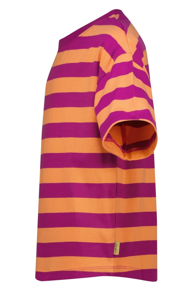 Vingino Girls Basic Stripe Tee T-shirt Aster Pink Größe: 2 | T-Shirts Outlet | kids | Rosa