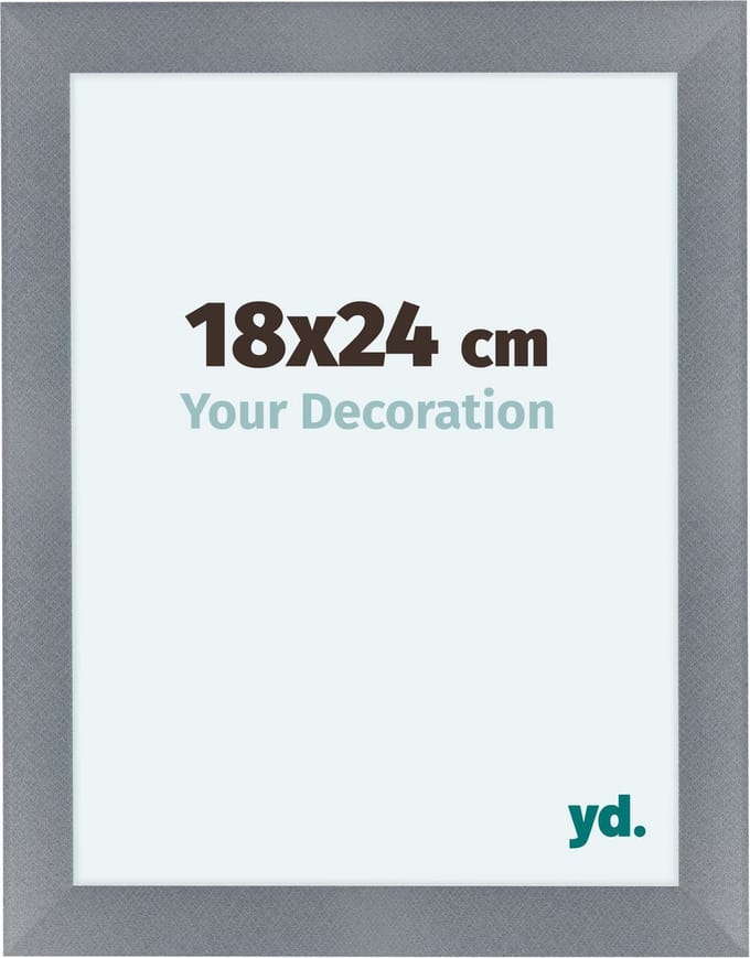 Your Decoration - Fotolijst 18x24 cm - MDF - Aluminium Geborsteld - Como