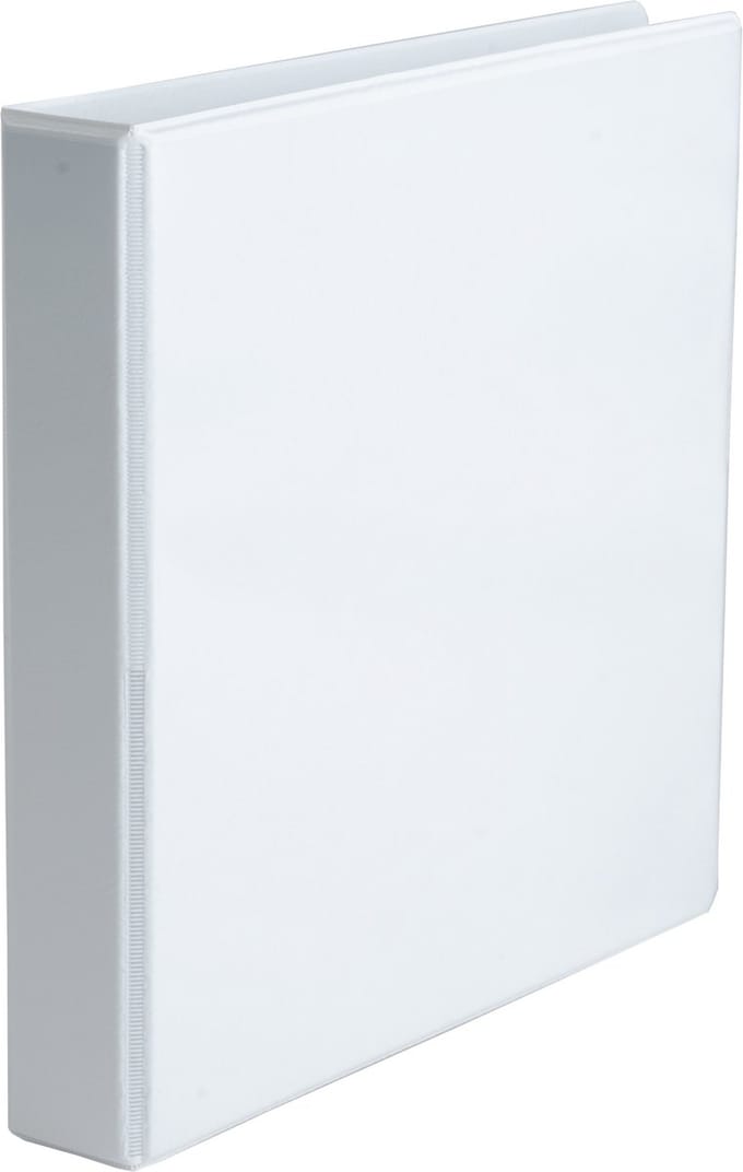 Exacompta 10x Kreacover Ringband in PP personaliseerbaar - 2 D-ringen 20mm - A5 - Wit - 51021E