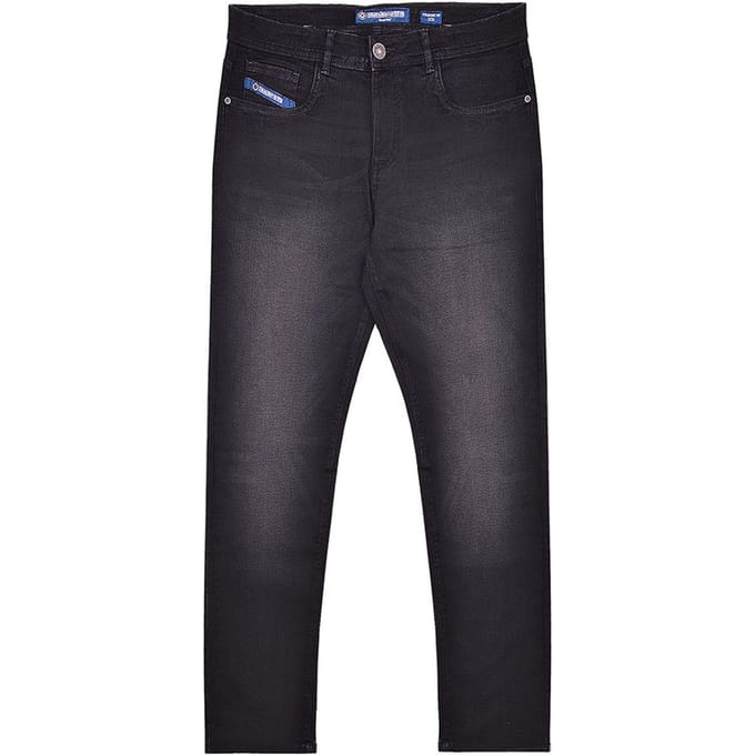 Lambretta Heren Chester Rechtemodel Jeans (Donkerblauw)