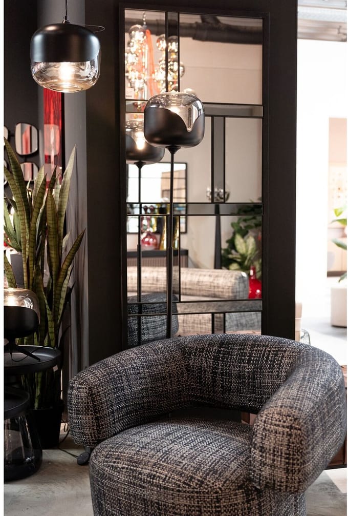 Vloerlamp Goblet Ball 160cm zwart Kare Design