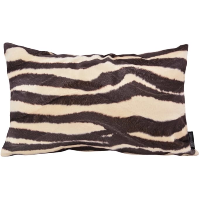 Gek op kussens! Furry zebra | 30 x 50 cm | kussenhoes | polyester