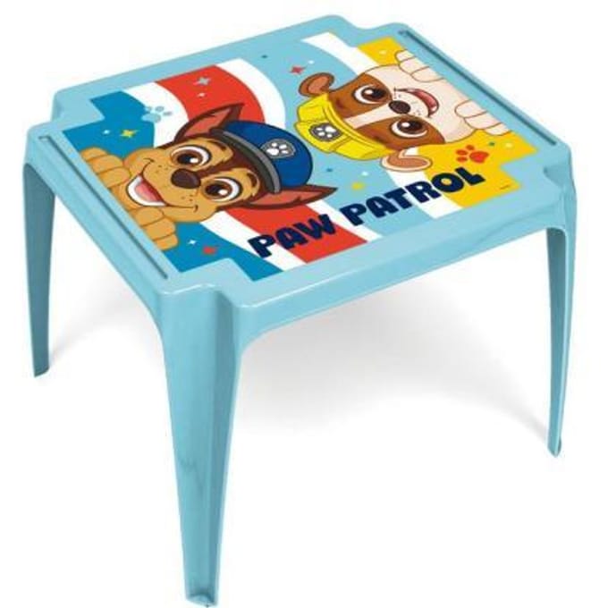 Nickelodeon Paw Patrol Patrol Tafel blauw plastic, Tafels & Stoelen