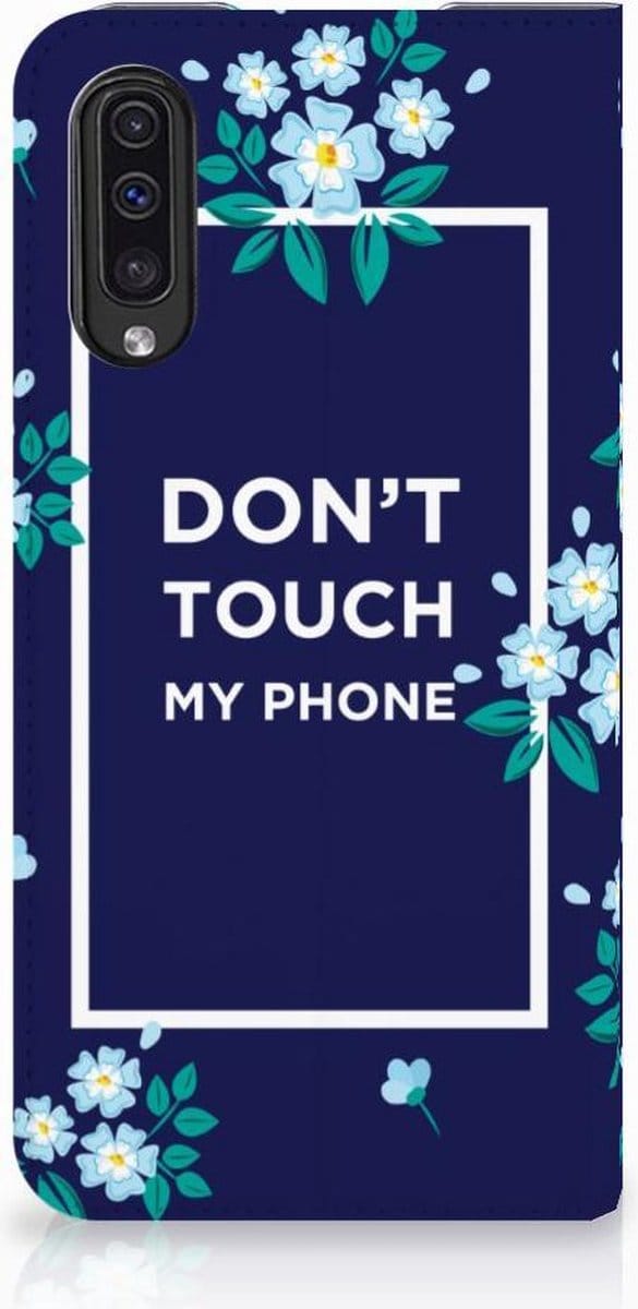 Samsung Galaxy A50 Design Case Flowers Blue DTMP