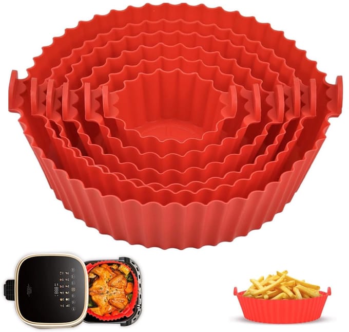 Dailygoods- Siliconen Bakvorm - 6 Stuks - Hittebestendig tot 240 °C
