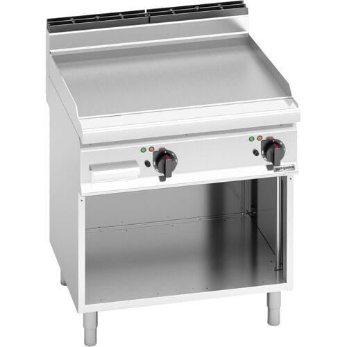 GGM Gastro Elektro Bratplatte - 9,6 kW - Glatt Zilver