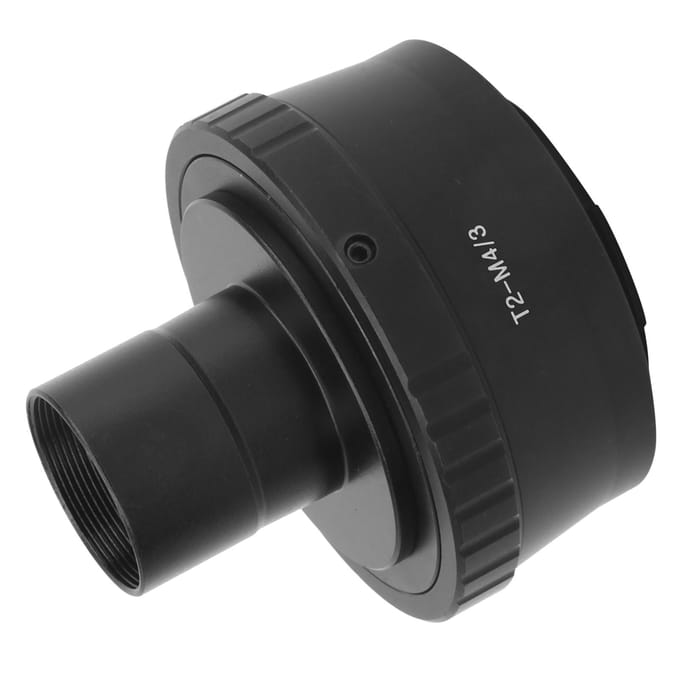 Telescoop 0.965in T-Mount Adapter en voor T2-M43 Lensadapter voor Olympus M43 Camera black