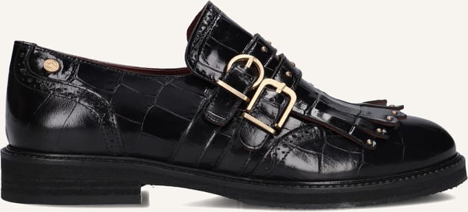 Fred De La Bretoniere Paris Eros Loafers Dames - Instappers - Zwart - Maat 36