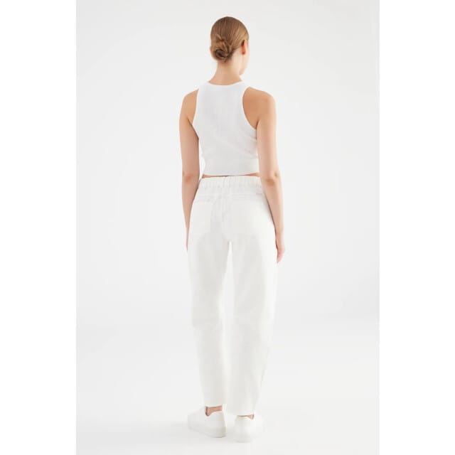 COJ Denim broek Selena - White