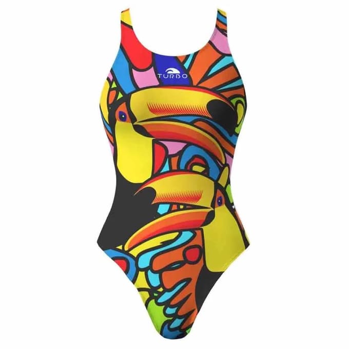 Turbo Tucan Pro Resist Zwemkleding Veelkleurig L Vrouw