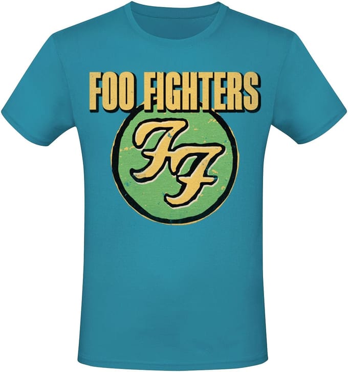 Foo Fighters T-shirt - Logo - S tot 3XL - voor Mannen - blauw