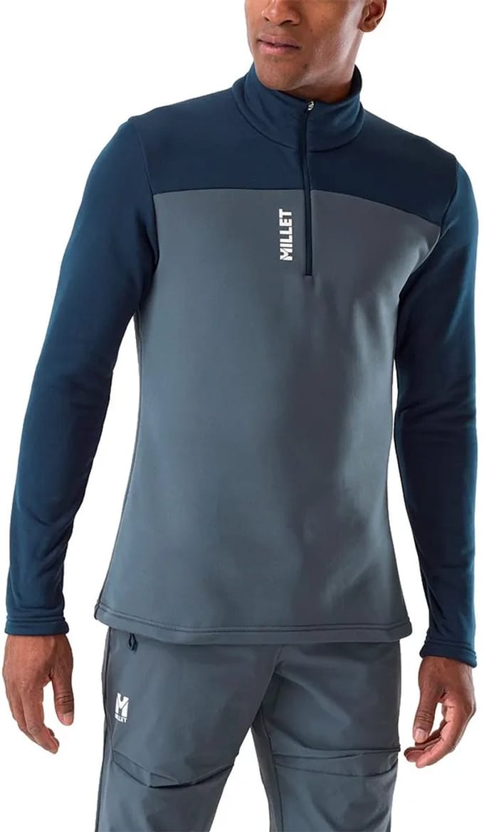 Millet Seneca Fleece Met Halve Rits Blauw L Man