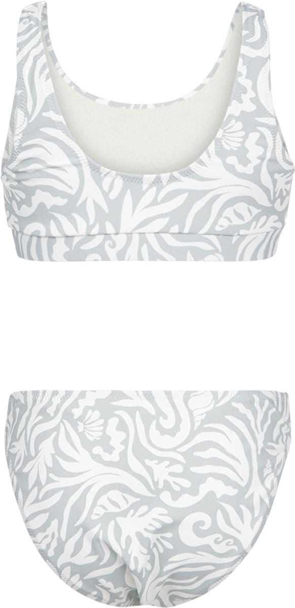 Brunotti - Myla-Print - Bikini Set Aqua Grey - Sportieve Bikini Set Meisjes - 152