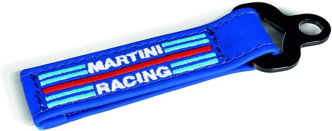 Sparco Martini Racing Leer Martini Racing Sleutelhanger - Blauw — Maat Onesize