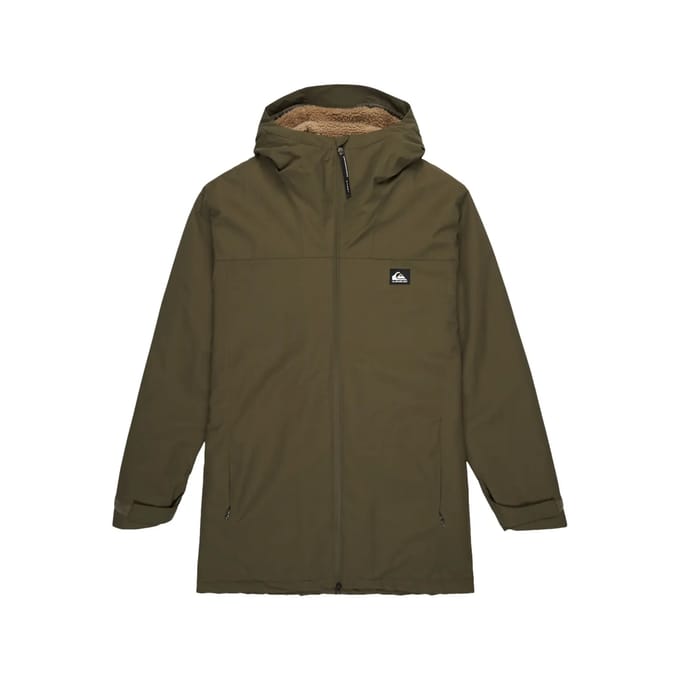 Quiksilver Overcast 3k Parka Groen M Man
