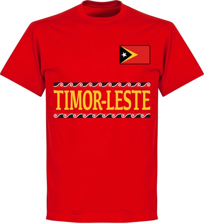 Oost-Timor Team T-Shirt - Rood - Kinderen - 152