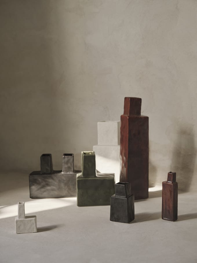 Ferm Living - Koa vaas set van 3 - meerkleurig