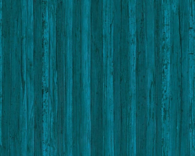 HOUTMOTIEF BEHANG - Blauw Groen - AS Creation Borneo