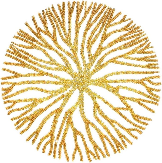 MiniArt Crafts, Glitter Tree White, 30x30 cm (nivo: standaard)