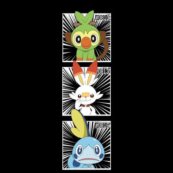 Pokemon Generation 8 Intro Men's T-Shirt - Black - 3XL