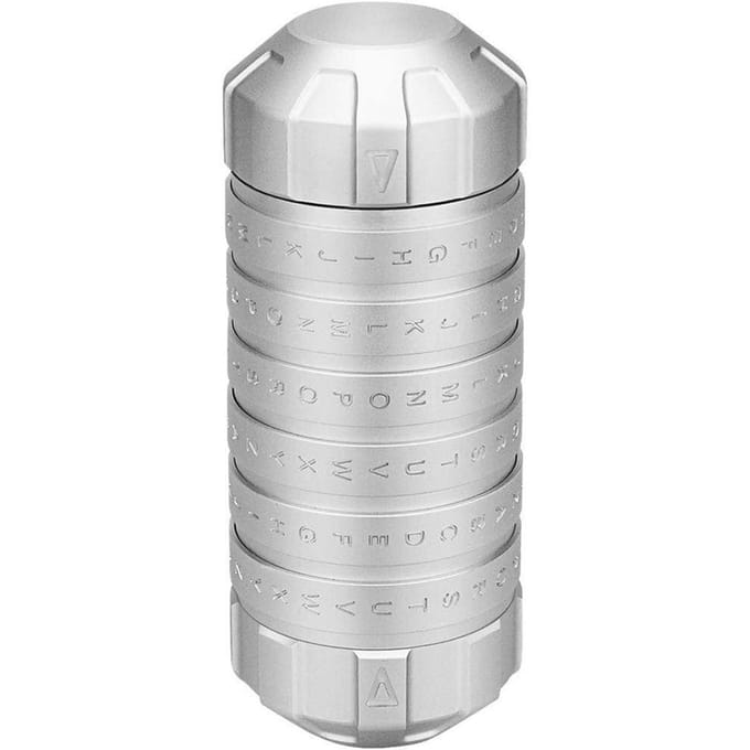 Mini Cryptex Codeslot Valentijnsdag Delicaat Interessant Romantische Verjaardagscadeaus Zilver zilver