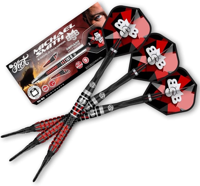 Hoogwaardige 90% Tungsten Softtip Darts Set met Shafts en Flights